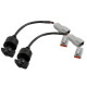 Haltech Haltech Dual Switch Panel Kit - includes Yellow knob | races-shop.com