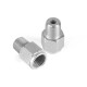 Motec Haltech M10 x 1.0 to 1/8 BSPT Adaptor - Stainless Steel | races-shop.com
