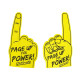 Promotional items Haltech Haltech "Page Up for Power" Foam Finger | races-shop.com