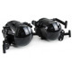 Outlet RACES fog light for BMW E60 E61 (for M package bumper), black-smoke DAMAGED | races-shop.com