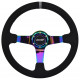 Outlet Steering wheel RACES Drift NEO, 350mm, suede, 90mm deep dish DAMAGED | races-shop.com