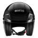 Open face helmets ECE open-face race helmet Sparco J-PRO, black/grey | races-shop.com