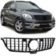Outlet Sport Radiator Grille Black Gloss fits Mercedes ML W166 11-15 DAMAGED | races-shop.com