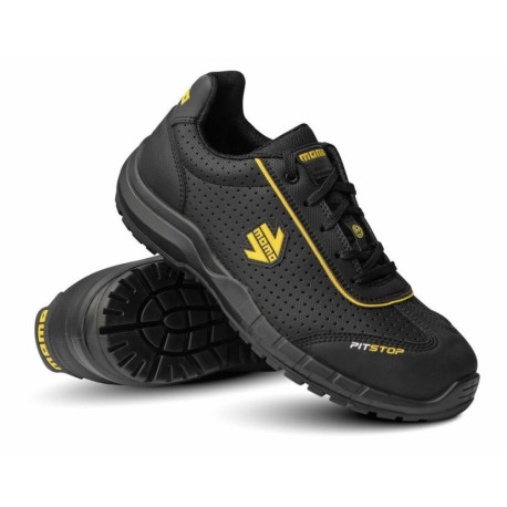 Work shoes Momo shoes mechanic PIT STOP, black | races-shop.com