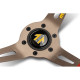 steering wheels 3 spokes steering wheel MOMO DRIFTING 350mm, red microfibre | races-shop.com