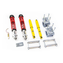 MTS COMFORT SERIES coilover kit for Seat INCA (6K) 11/95 - 06/03 (Inox)
