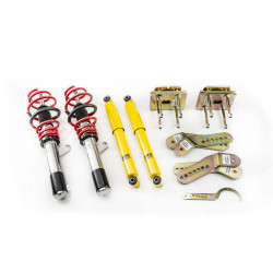 MTS STREET SERIES coilover kit for Volkswagen CADDY III Box Body/MPV (2K/2C) 03/04 - 05/15 (Inox)