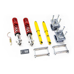 MTS STREET SERIES coilover kit for Seat INCA (6K) 11/95 - 06/03 (Inox)