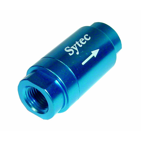 Check valve Sytec Motorsport Oneway fuel valve with 1/8NPT Female - Blue | races-shop.com