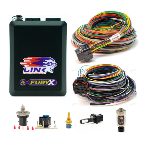 LINK ecu G4X FuryX Wire-In Bundle - ECU + Looms + Sensors | races-shop.com