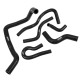 Silicone hoses for radiator - kits RACES Performance silicone coolant hose kit for Honda Civic EK 1.5/1.6 D15/D16 92-00 (6 pcs) | races-shop.com