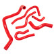 Silicone hoses for radiator - kits RACES Performance silicone coolant hose kit for Honda Civic EK 1.5/1.6 D15/D16 92-00 (6 pcs) | races-shop.com