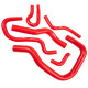 Silicone hoses for radiator - kits RACES Performance silicone coolant hose kit for Honda Integra Type-R DC2 1.8 B18 95-01 (6 pcs) | races-shop.com