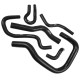 Silicone hoses for radiator - kits RACES Performance silicone coolant hose kit for Honda Civic VTi EK4/EG6 1.6 B16 92-00 (6 pcs) | races-shop.com