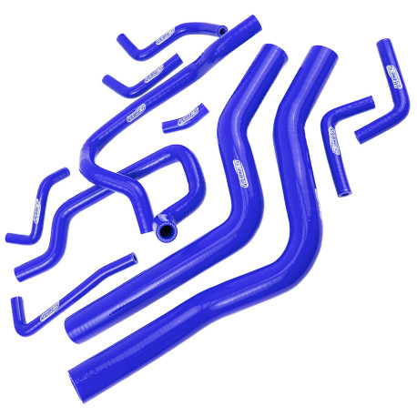Silicone hoses for radiator - kits RACES Performance silicone coolant hose kit for Mitsubishi Eclipse GS/GSX 2.0 Turbo 4G63T 90-94 (11pcs) | races-shop.com