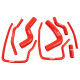 Silicone hoses for radiator - kits RACES Performance silicone coolant hose kit for Subaru Impreza GC8 WRX STI 2.0 EJ20K/EJ207 96-00 (8 pcs) | races-shop.com