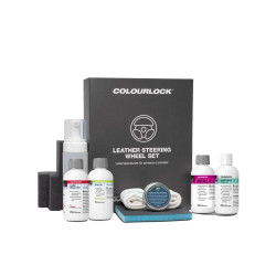 COLOURLOCK Leather Steering Wheel Set - Sada na čistenie a renováciu koženého volantu