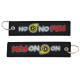 keychains RACES Jet tag keychain - NO Turbo NO Fun Black | races-shop.com