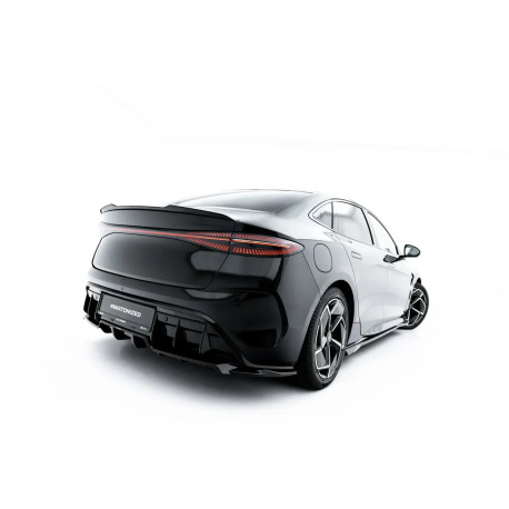 Body kit and visual accessories MAXTON DESIGN rear splitter for BYD Seal Mk1 (with vertical bars), glossy black | races-shop.com