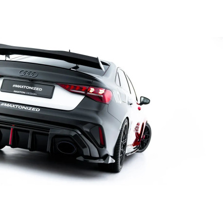 Body kit and visual accessories Rear Side Splitters V.3 Audi RS3 Sedan 8Y Facelift | races-shop.com