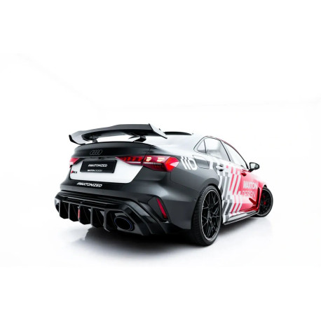 Body kit and visual accessories MAXTON DESIGN rear diffuser for Audi RS3 Sedan 8Y Facelift (Version with LED light) | races-shop.com