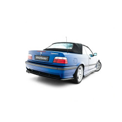 MAXTON DESIGN rear side splitters for BMW M3 / 3 M-Pack Coupe / Cabrio E36, glossy black