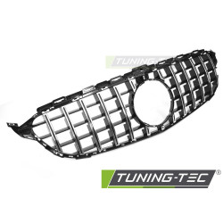 Grille sport for MERCEDES W205 14-21 / S205 14-21 / C205 15-23 / A205 16-23 (Black Chrome)