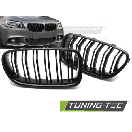 Body kit and visual accessories Grille Sport for BMW F10 / F11 10-16 (Glossy Black Double Bar) | races-shop.com