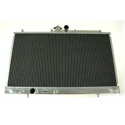 ALU radiator for Mitsubishi Lancer Evo 7 8 9 - Black