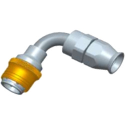RACES Quick-connect fitting AN8 90° - Female