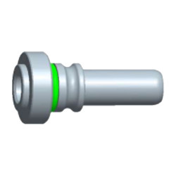 RACES Quick-connect Weld-on fitting AN8 Straight - Male