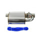Universal valve mufflers RACES Centre muffler with exhaust cutout valve - 63.5mm (2.50") | races-shop.com