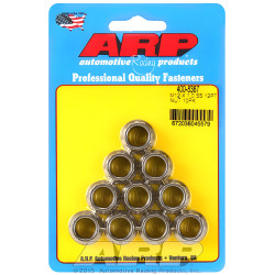 ARP nuts (stainless, 12-point), M12×1.00, 10 pcs