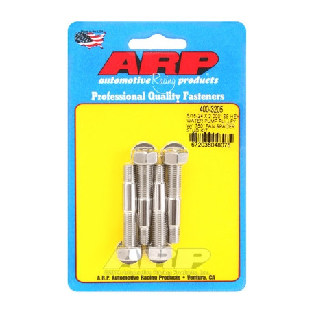 Engine parts ARP Stainless Steel Hex WP Pulley Stud with .750 inch Fan Spacer - 5/16-24 x 2.000 (1 Piece) | races-shop.com