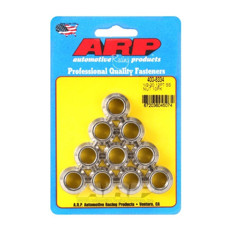 Engine parts ARP Stainless Steel 12-Point Nut Kit - 1/2-20 | races-shop.com