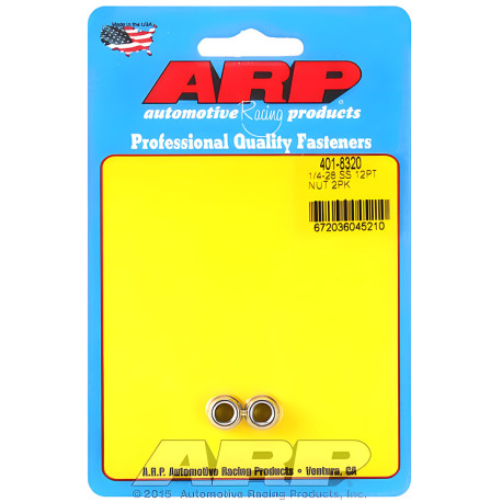 Engine parts ARP nuts (stainless, 12-point), 1/4-20, V2 | races-shop.com