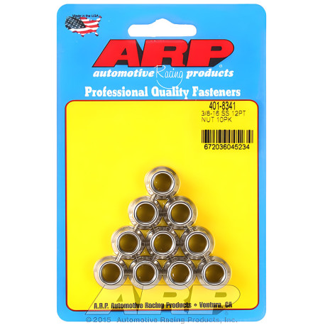 Engine parts ARP nuts (stainless, 12-point), 3/8-16, V3 | races-shop.com