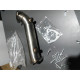 Outlet Downpipe for Audi A4 B5 1.8T 1997-2001 (decat) INCOMPLETE | races-shop.com