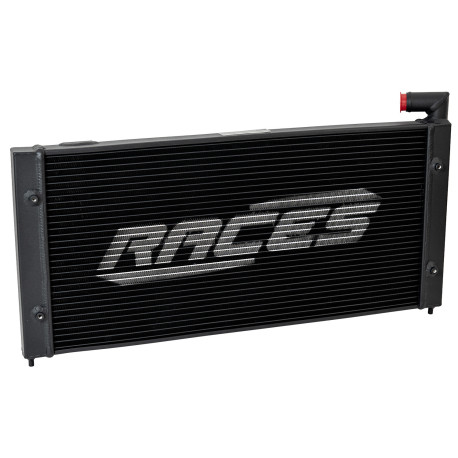 Racing radiators ALU radiator for VW Golf II, Corrado VR6 - Black | races-shop.com