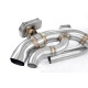  SUPERSPRINT exhaust systems Supersprint Rear pipe kit Right - Left with valves (Muffler delete) PORSCHE 992 Turbo Coupè 20+ (with valve) | races-shop.com