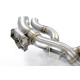  SUPERSPRINT exhaust systems Supersprint Rear pipe kit Right - Left with valves (Muffler delete) PORSCHE 992 Turbo Coupè 20+ (with valve) | races-shop.com