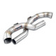  SUPERSPRINT exhaust systems Supersprint Rear pipe kit Right - Left (Muffler delete) PORSCHE 992 Turbo Coupè 20+ (Racing) | races-shop.com