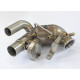 SUPERSPRINT exhaust systems Supersprint Front Metallic catalytic converter Right - Left with valve PORSCHE 992 GT3 4.0i 21+ (Touring) (with valve) | races-shop.com