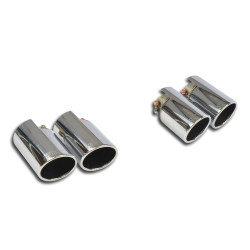Supersprint Endpipe kit Right + Left 4 exit 100x75 PORSCHE Panamera Sedan 2.9L V6 21+ (with valve)