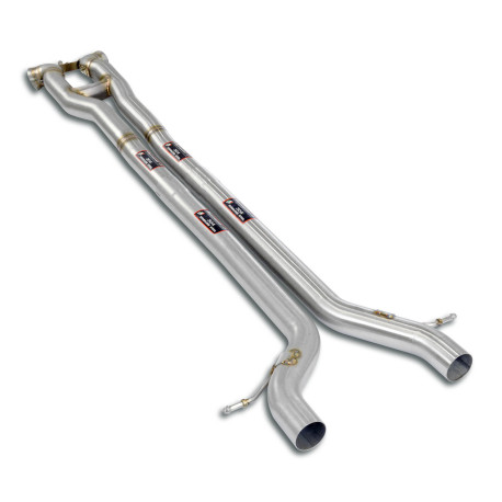  SUPERSPRINT exhaust systems Supersprint H-Pipe Mid Section PORSCHE Panamera Executive (LWB) 4 E-Hybrid 2.9L V6 18+ (with valve) | races-shop.com