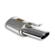 SUPERSPRINT exhaust systems Supersprint Rear exhaust Left 145x95 Audi A4 B8 07-16 All models | races-shop.com