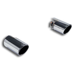 Supersprint Endpipe kit Right - Left O100 500 ABARTH 1.4T Coupè / Cabrio (Ø65 with valve) 08-15