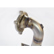  SUPERSPRINT exhaust systems Supersprint Turbo downpipe kit + Metallic catalytic converter GRANDE PUNTO ABARTH 1.4T 07+ | races-shop.com