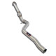  SUPERSPRINT exhaust systems Supersprint Front pipe (Replaces OEM front exhaust) AUDI A4 B9 (Sedan + Avant) 2.0 TFSI 16+ | races-shop.com