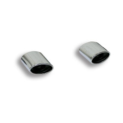 Supersprint Oval endpipe kit Right + Left 145x95 AUDI A4 B9 (Sedan + Avant) 35 TFSI 19+